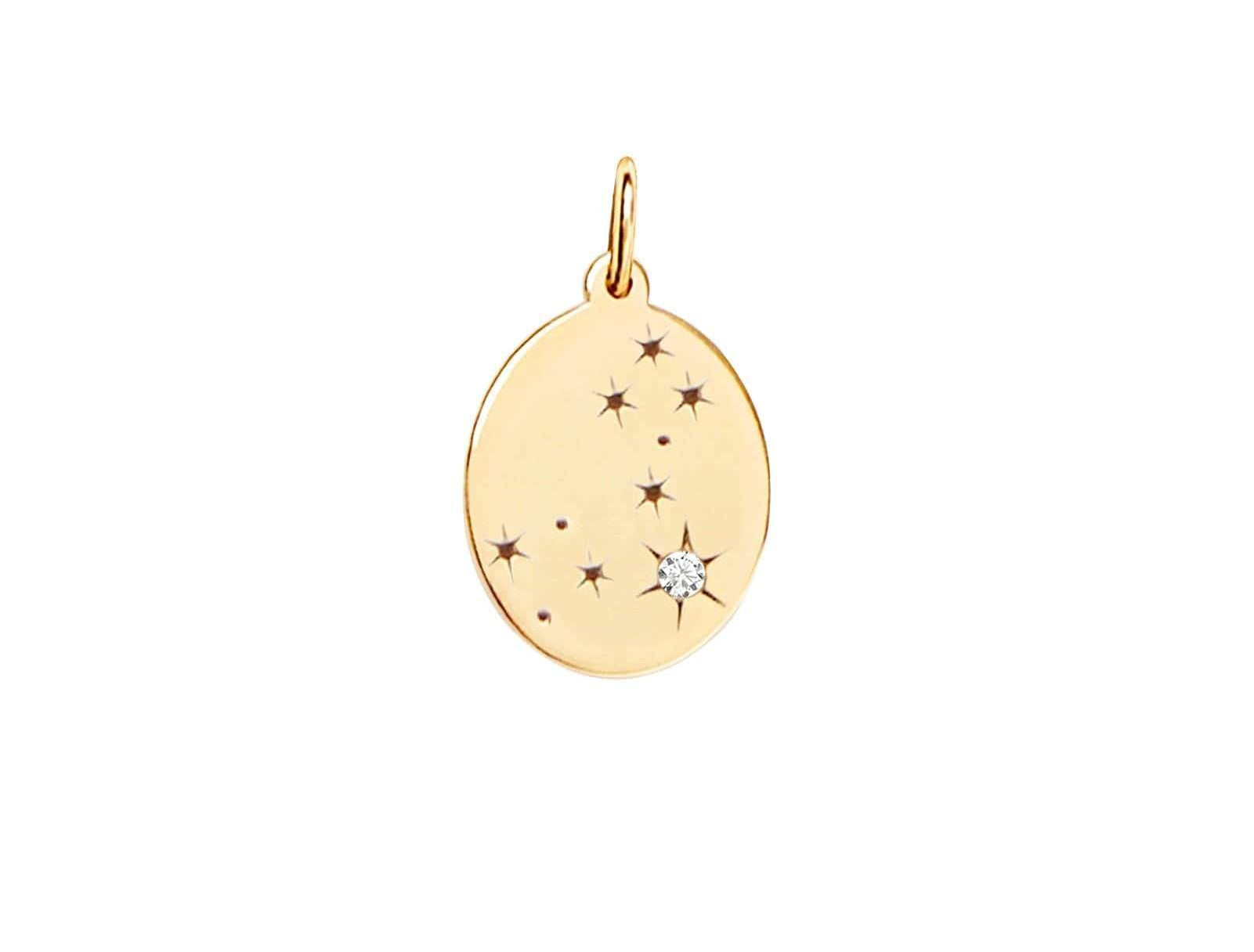 Picture of Luna Rae Solid 9k Gold Stars of Pisces