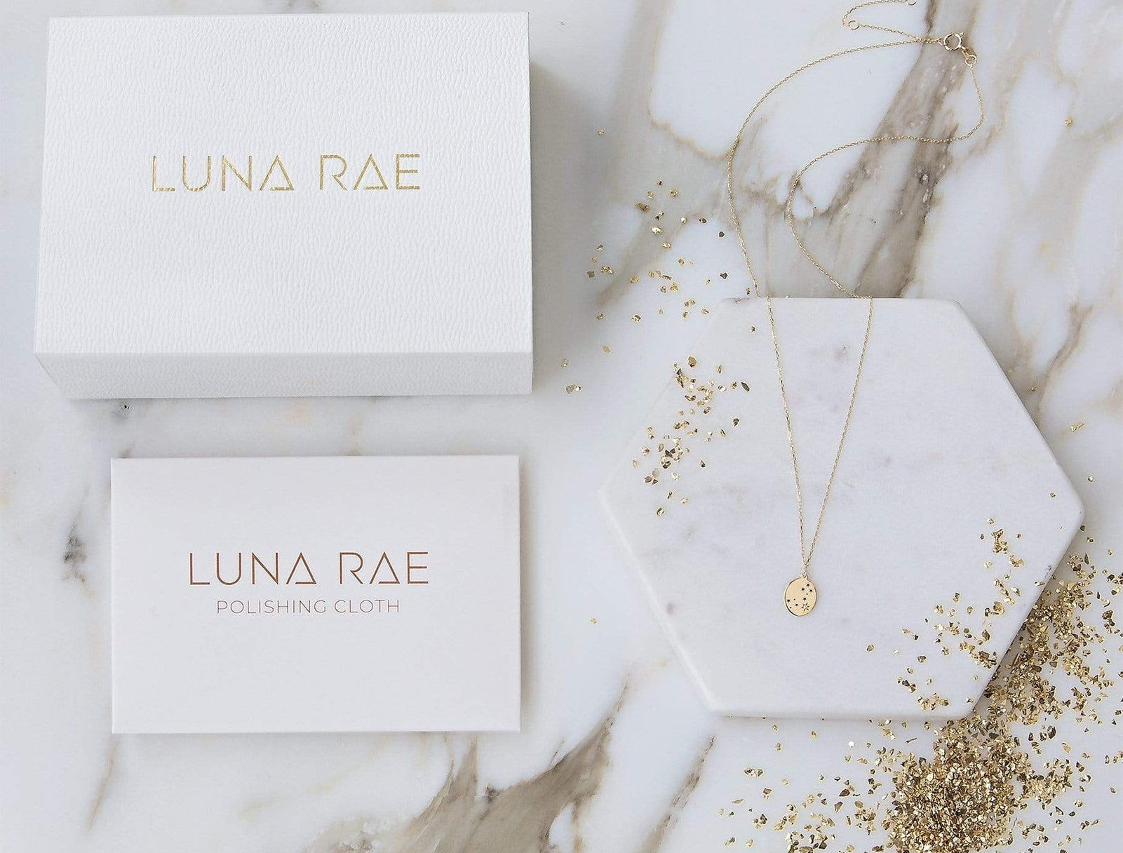 Picture of Luna Rae Solid 9k Gold Stars of Pisces