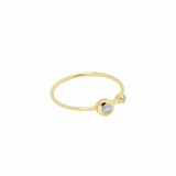 Picture of Luna Rae Solid 9k Gold Stellar Ring