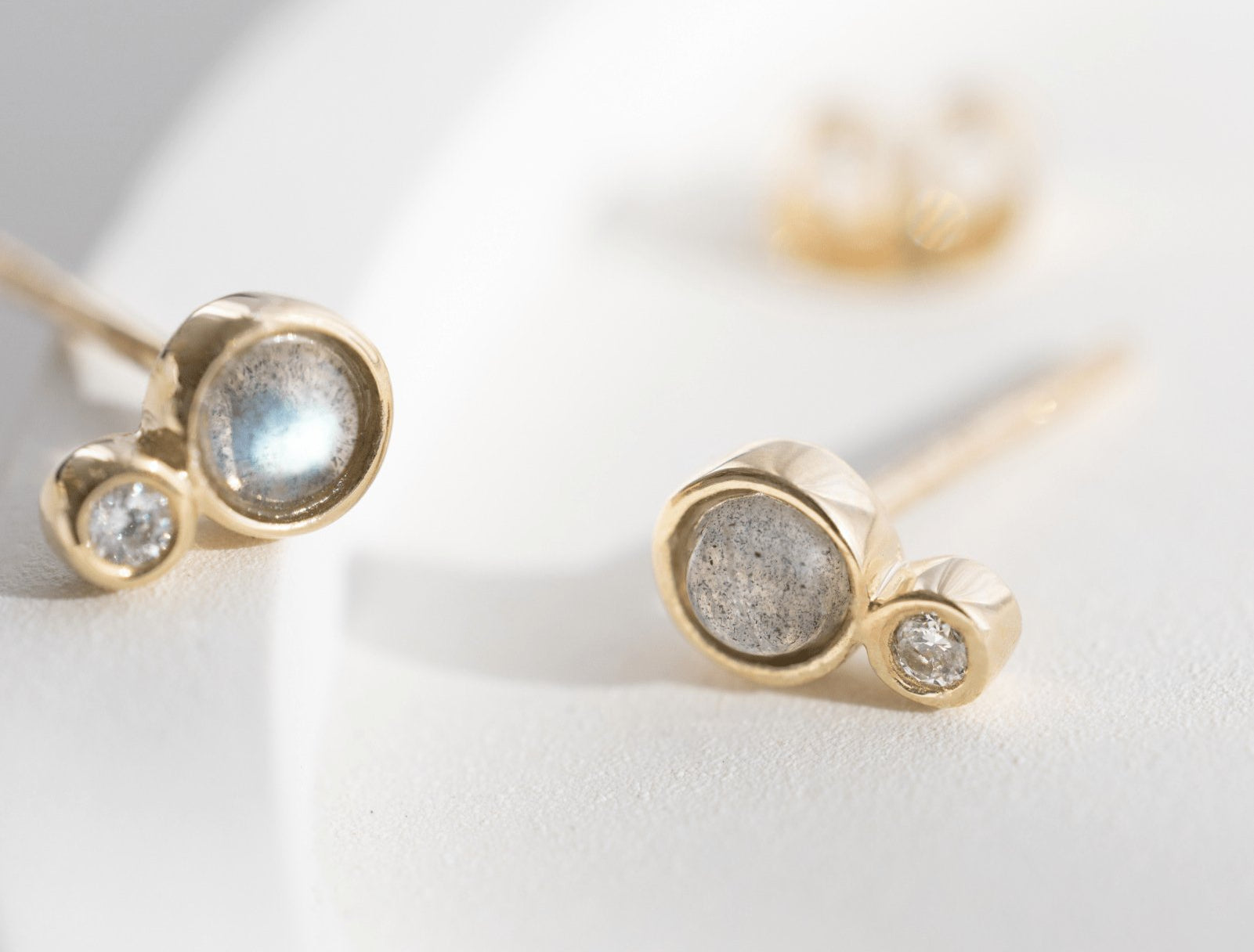 Picture of Luna Rae Solid 9k Gold Stellar Studs