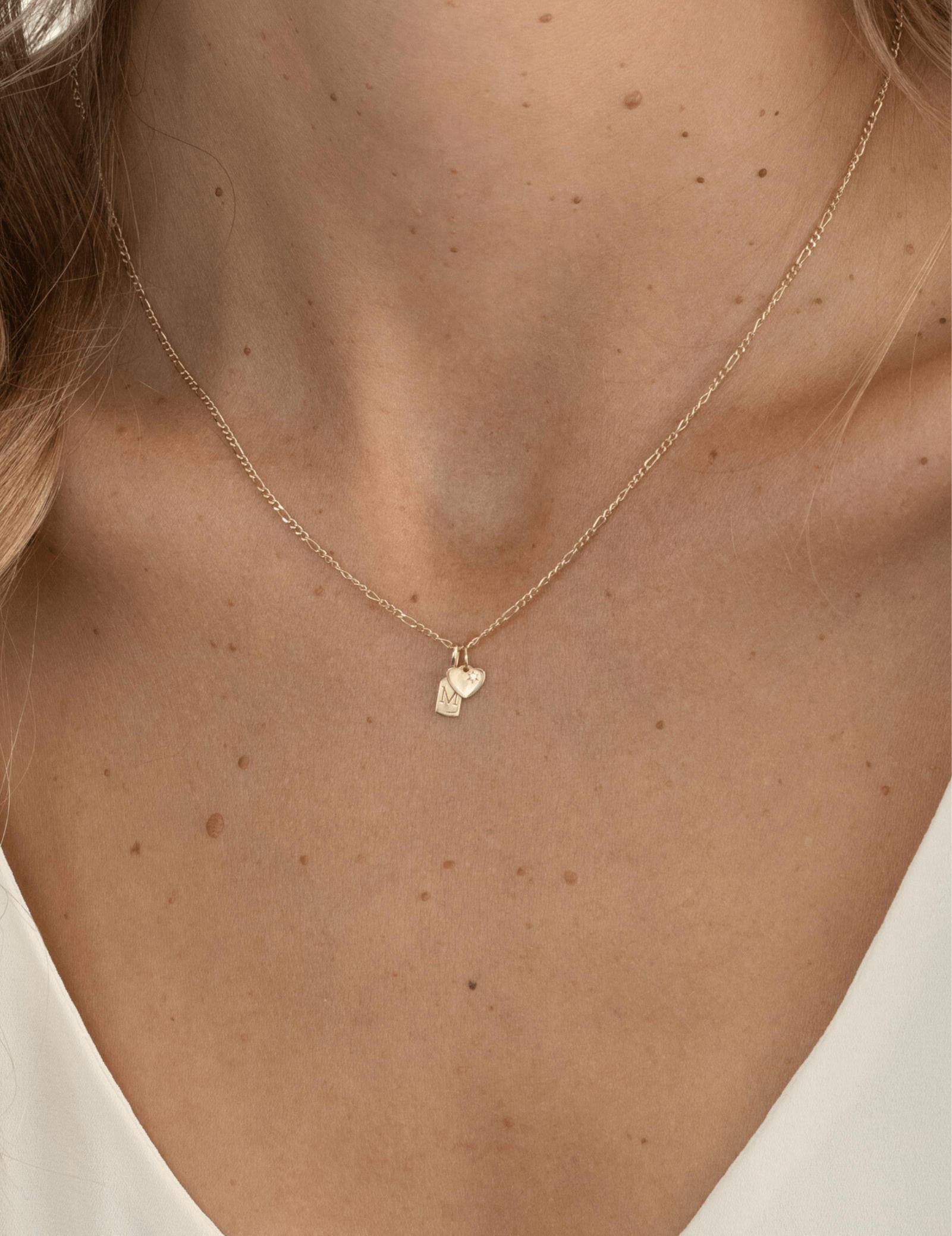 Picture of Luna Rae Solid 9k Gold The Sweetheart Necklace