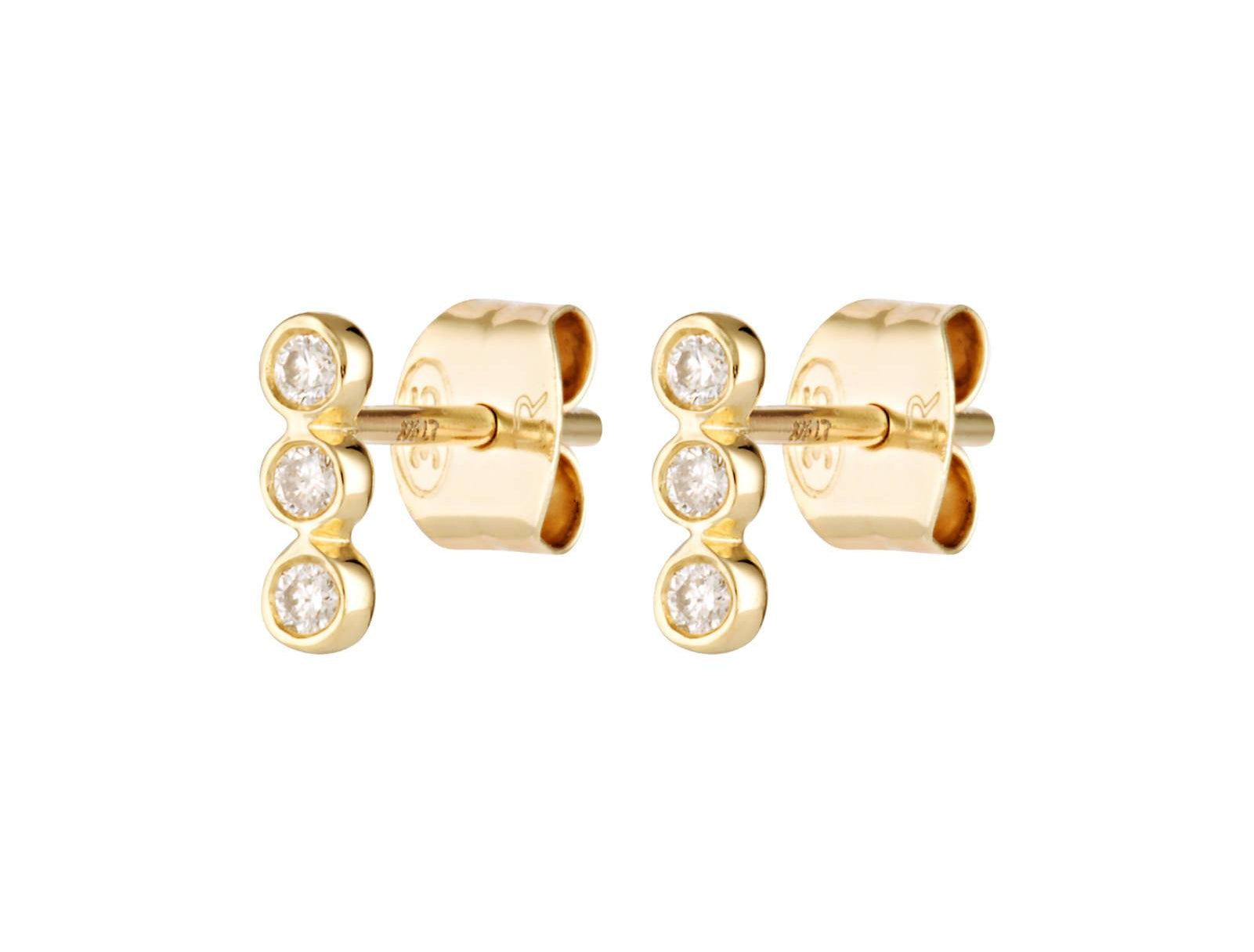 Picture of Luna Rae Solid 9k Gold Vivian Studs