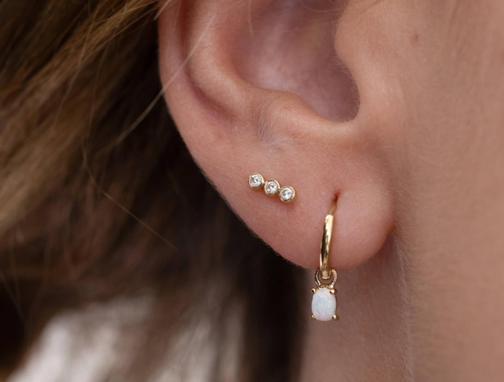 Picture of Luna Rae Solid 9k Gold Vivian Studs