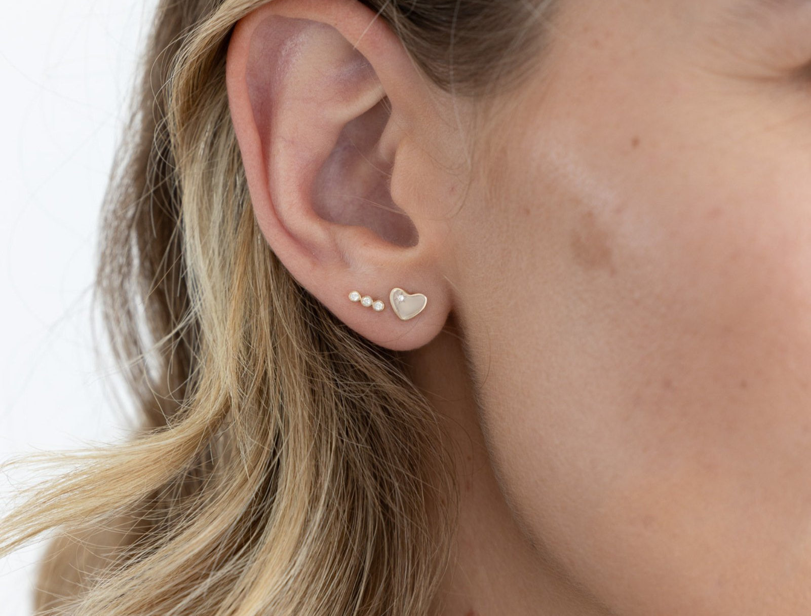 Picture of Luna Rae Solid 9k Gold Vivian Studs