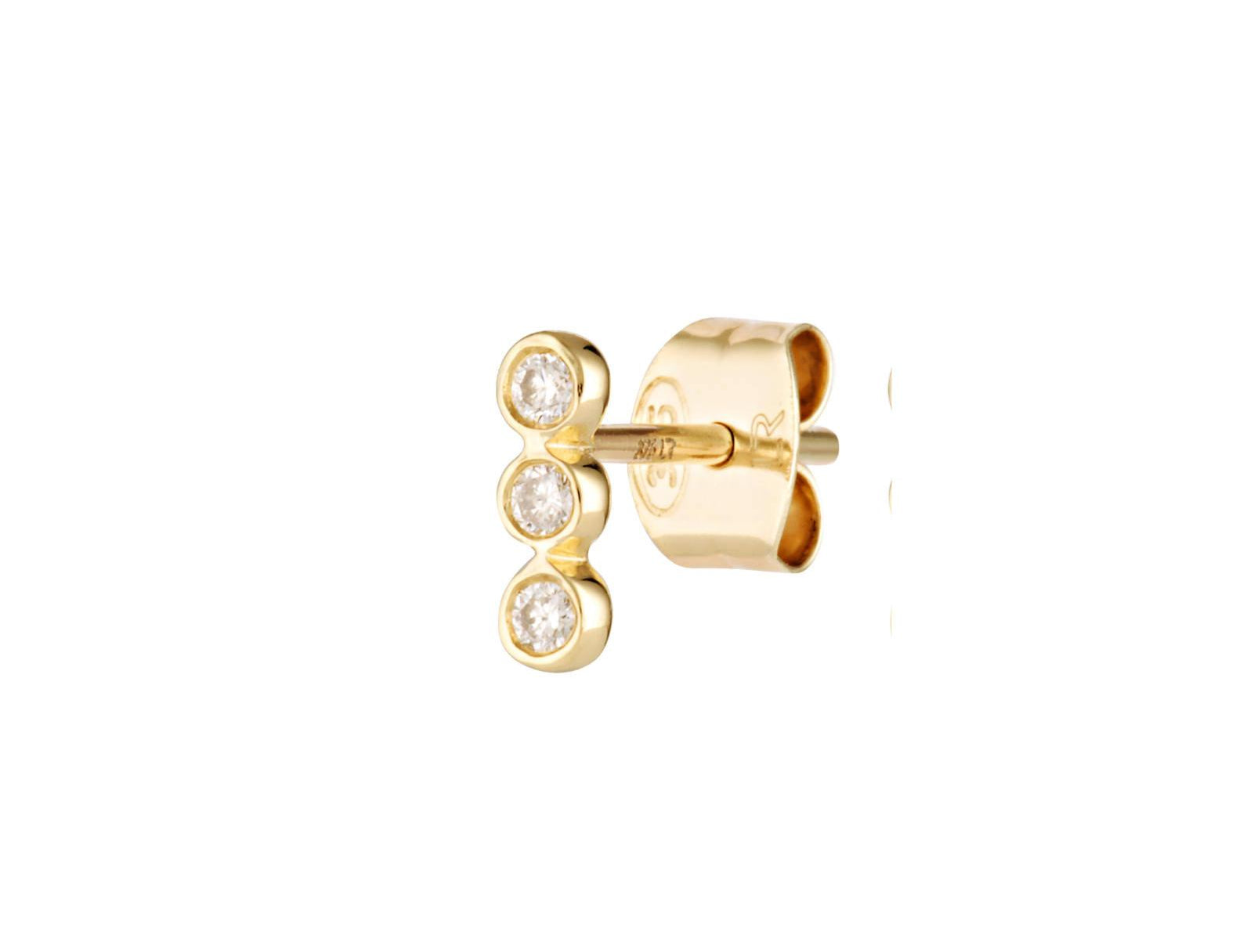 Picture of Luna Rae Solid 9k Gold Vivian Studs