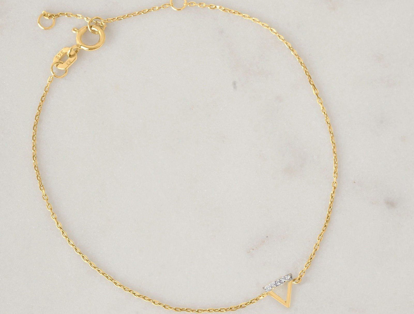 Picture of Luna Rae Solid 9k Gold Water Element Bracelet