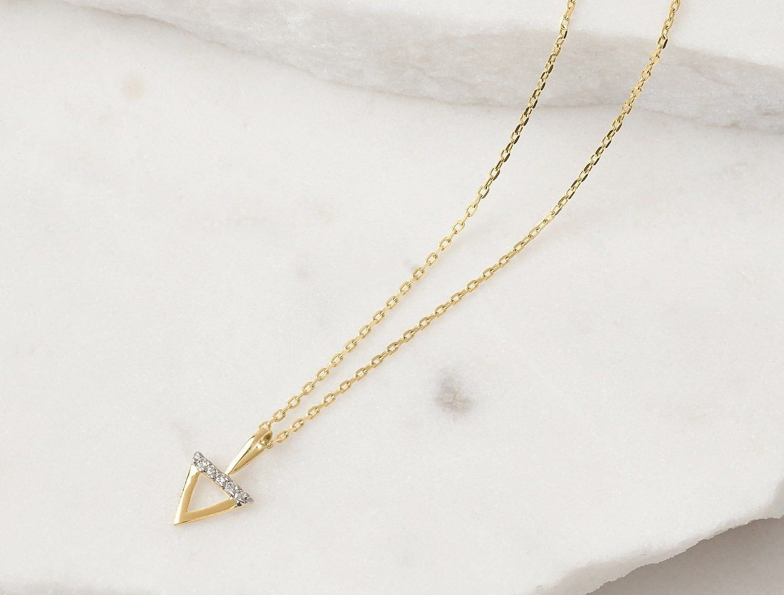 Picture of Luna Rae Solid 9k Gold Water Element Necklace