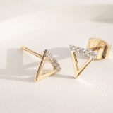 Picture of Luna Rae Solid 9k Gold Water Element Studs