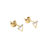 Picture of Luna Rae Solid 9k Gold Water Element Studs