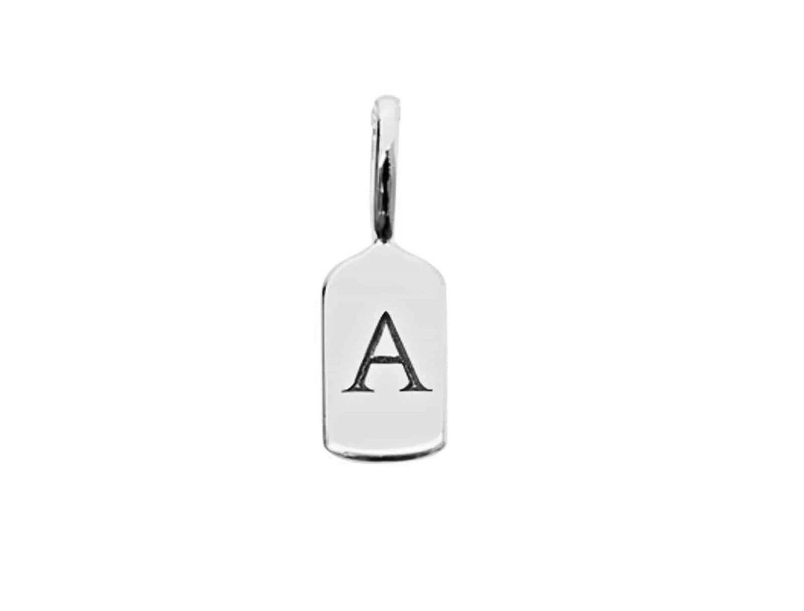 Picture of Luna Rae White Gold Letter A